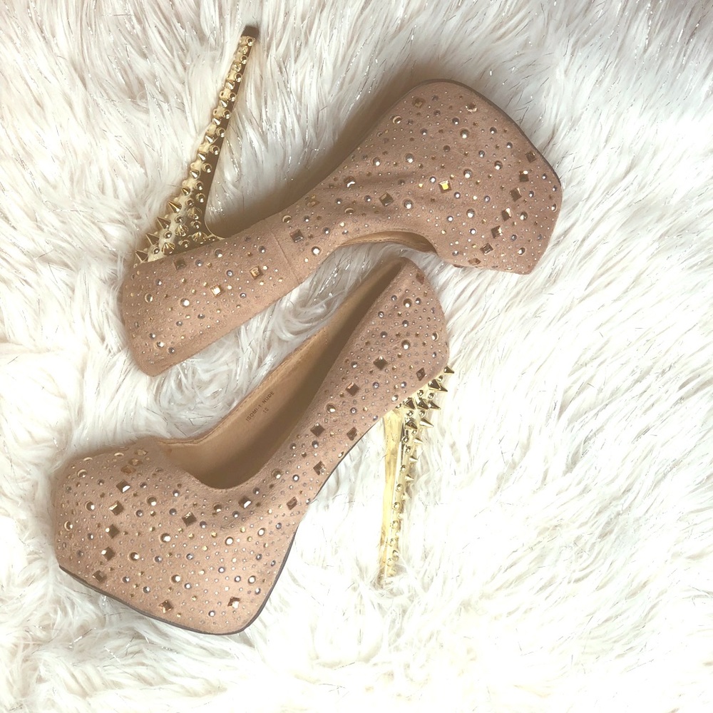 Machi Size 10 Spiked Heels